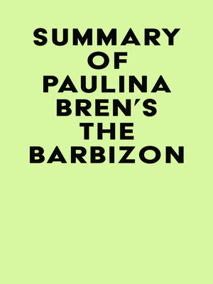 cover image of Summary of Paulina Bren's the Barbizon
